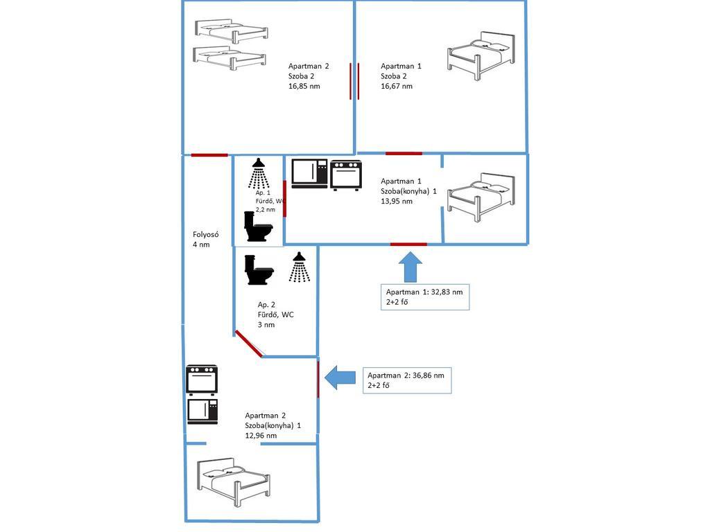 Apartmán A Bastya Arnyeka Eger Exteriér fotografie